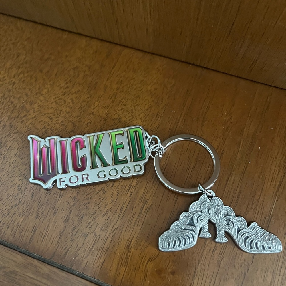 Metal Slippers Keychain OFFICIAL Universal Studios Promo WICKED FOR GOOD New